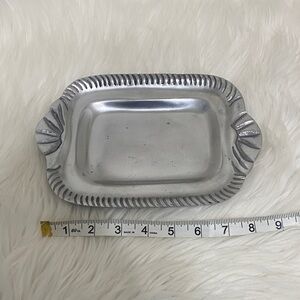 Silver tone Rectangular Tray